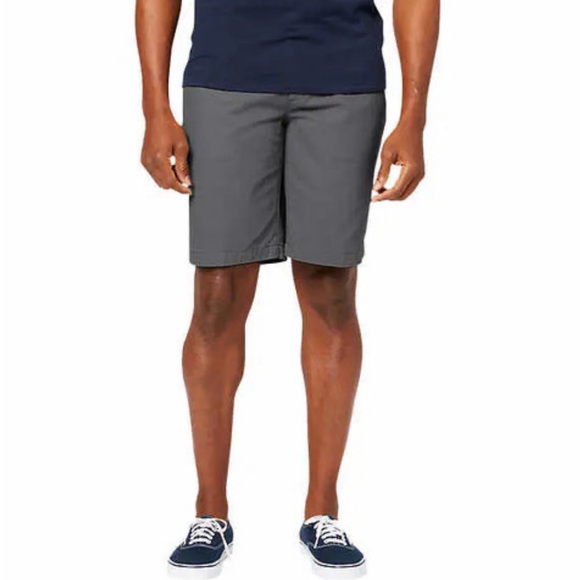 Dockers Grey Flat Front Shorts Charcoal size 36 - Picture 1 of 6